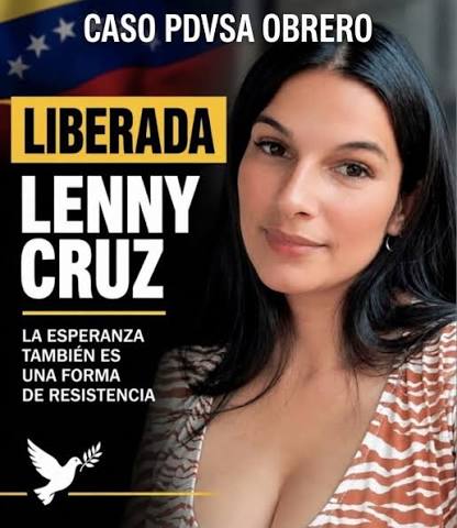 Otorgan medida de excarcelación a la trabajadora petrolera Lenny Cruz enmarcada en el expediente judicial Pdvsa Obrero